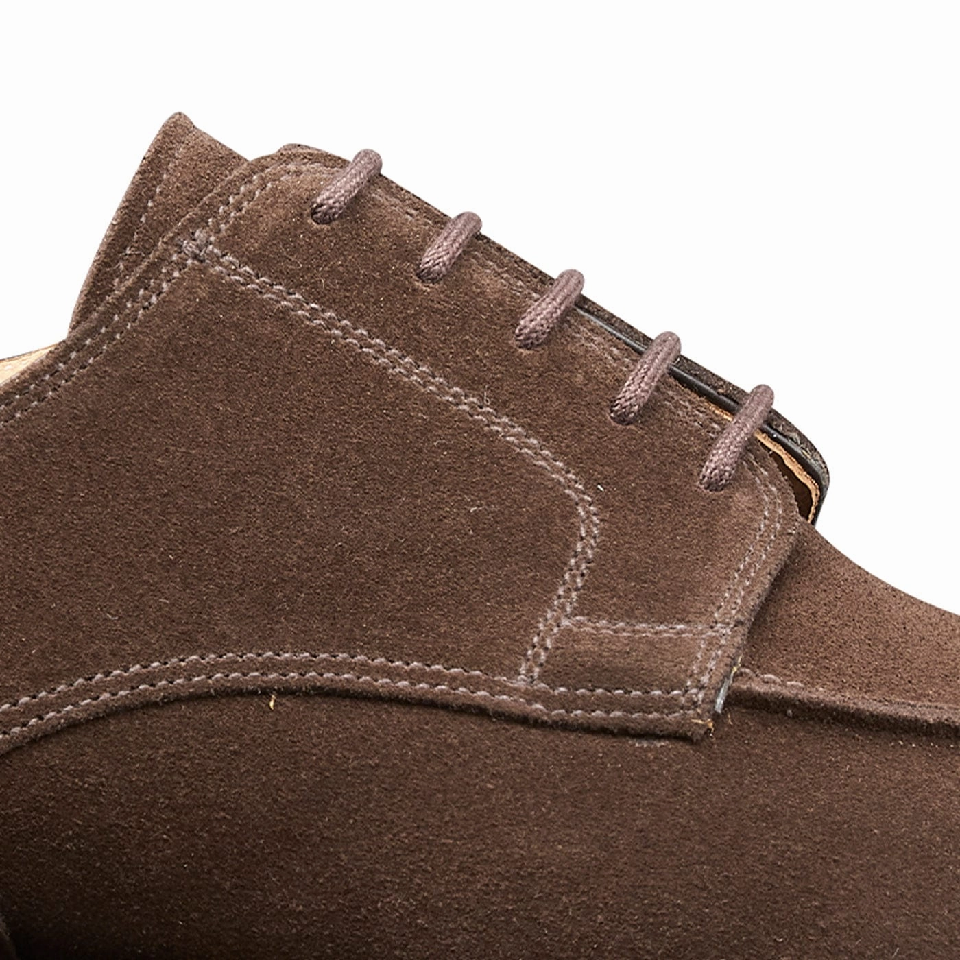 Business Ready Dover Dark Brown Suede