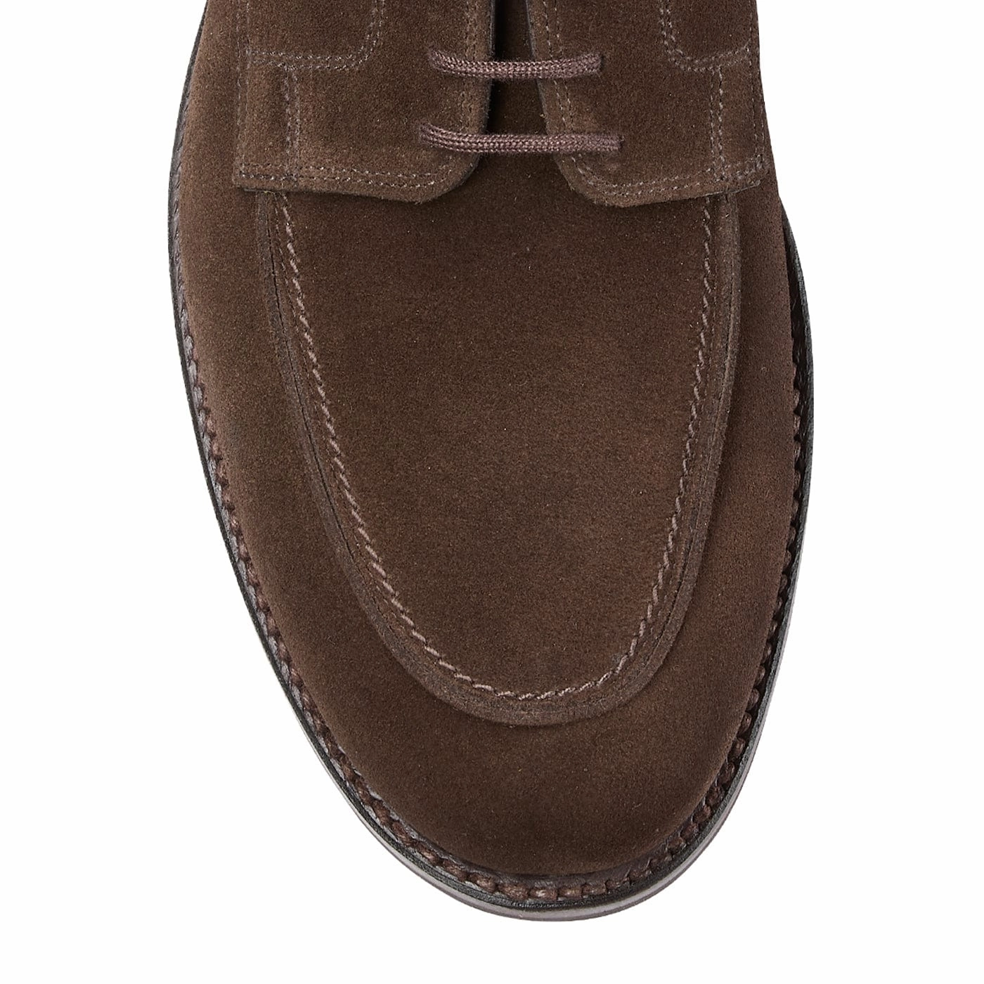 Dover Dark Brown Suede Clean Profile
