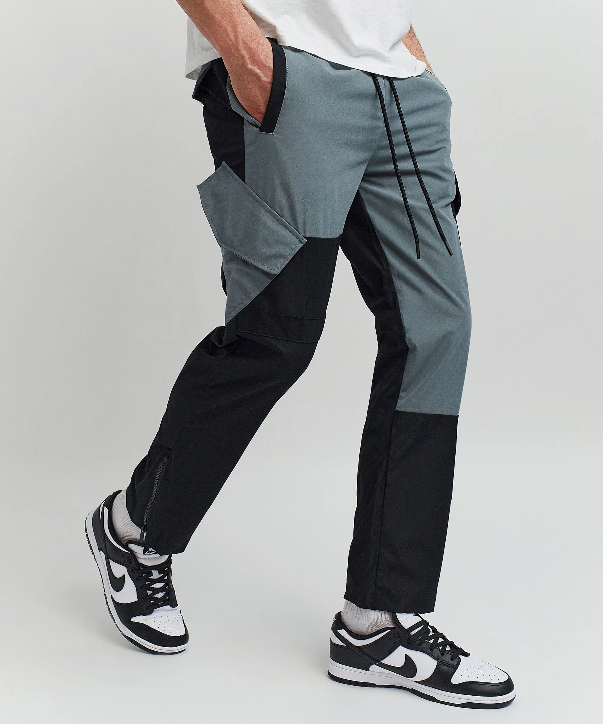 Riffraff Nylon Multi Pocket Cargo Pants WaterResistantCoating