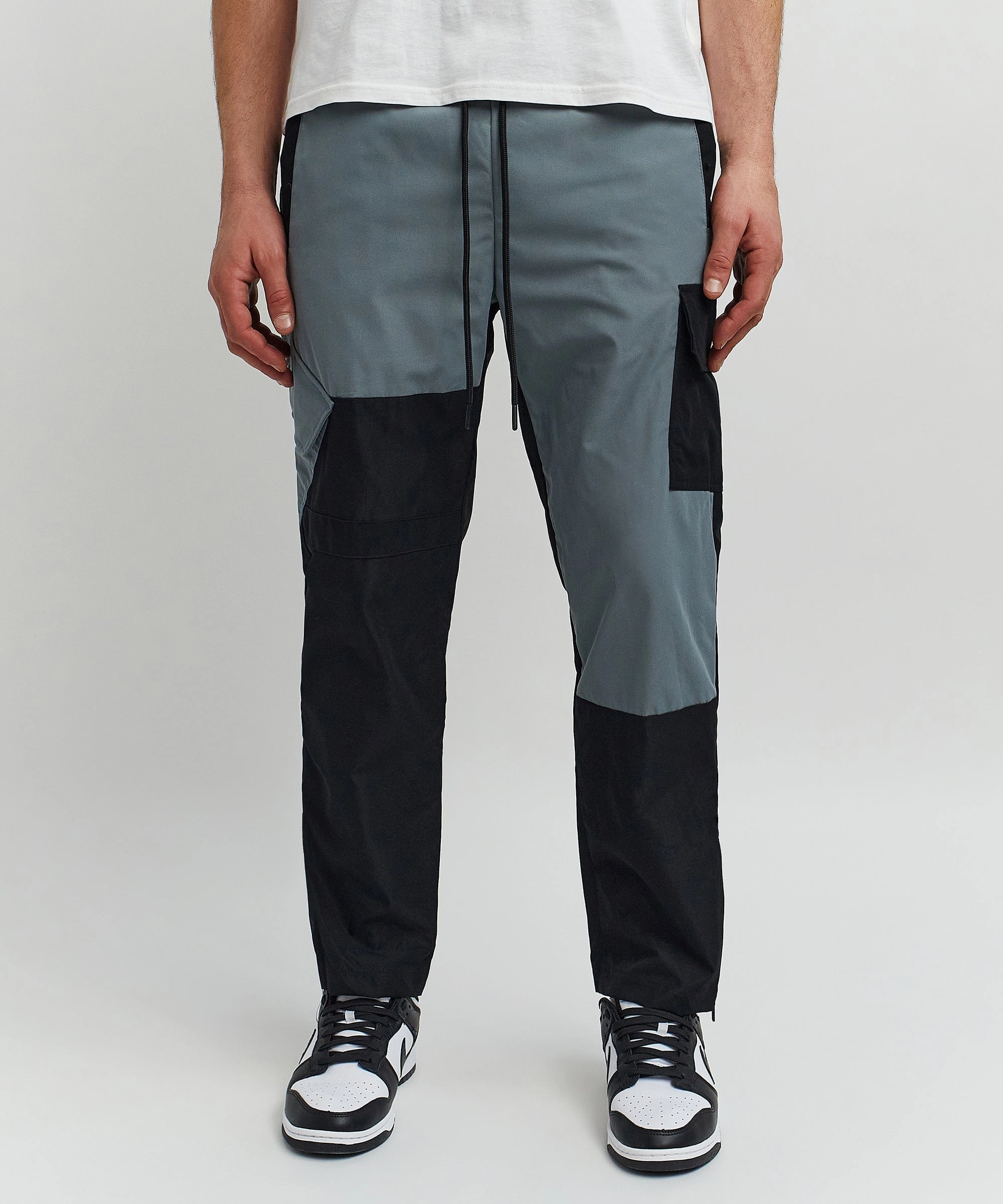 Riffraff Nylon Multi Pocket Cargo Pants Circular Knit Technology WrinkleFree Structure