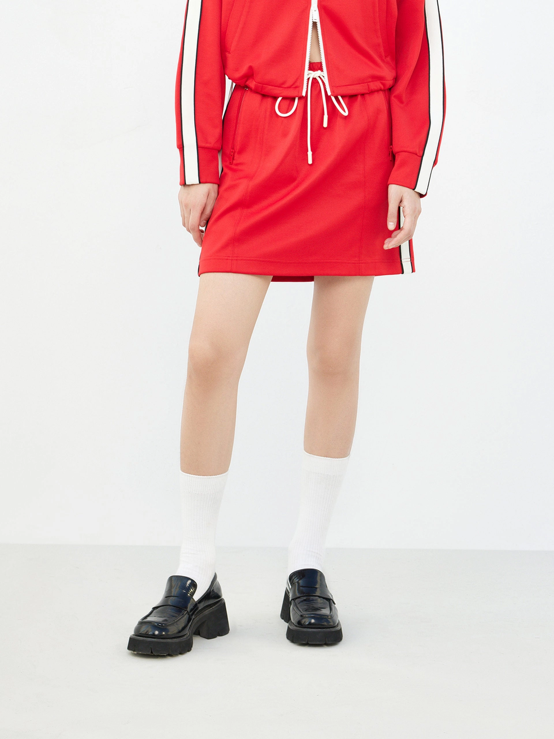 Drawstring Elastic Skirt Everyday Comfort Fit