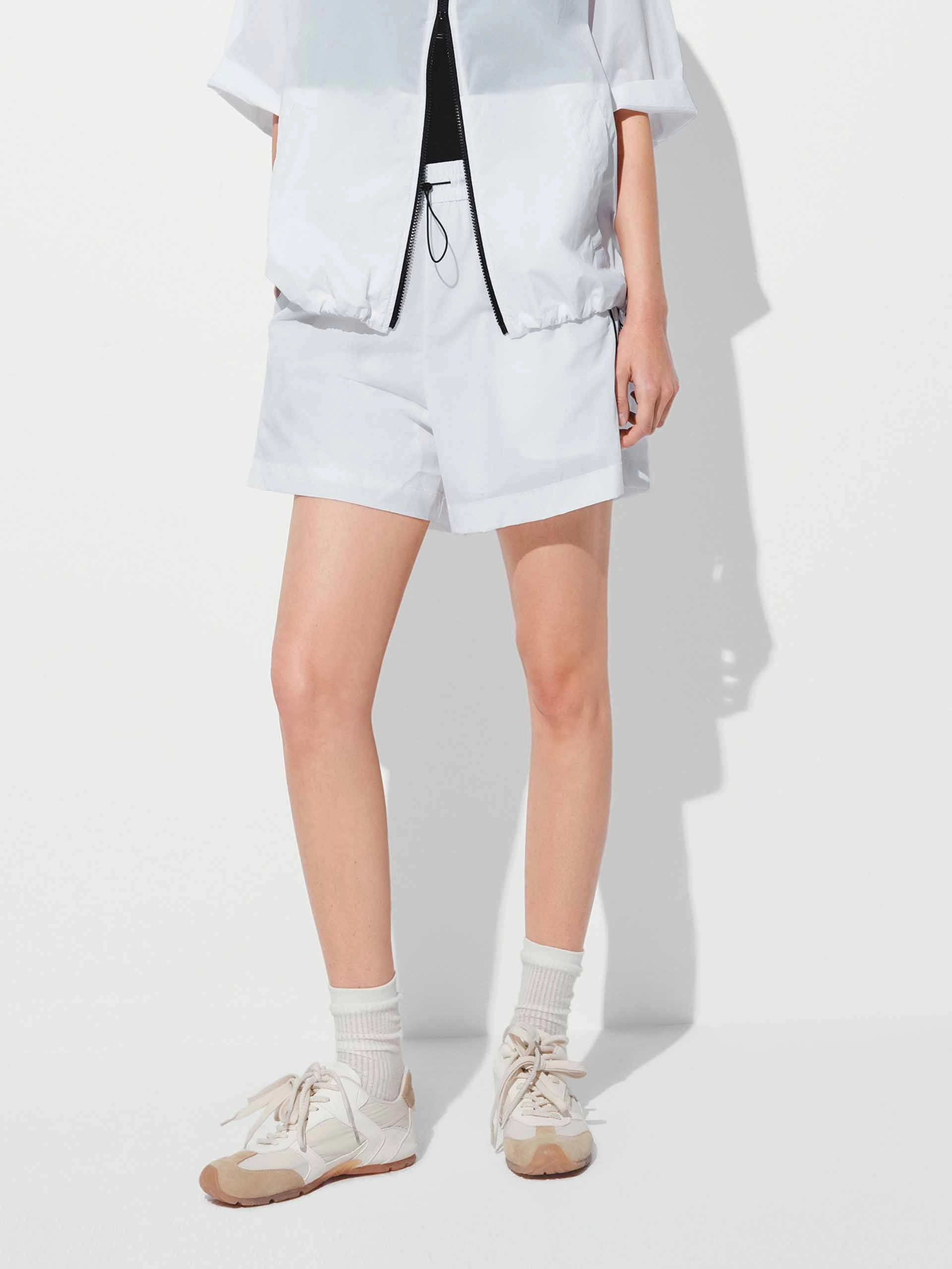 Drawstring Side Pocket Shorts Soft Brush Lining