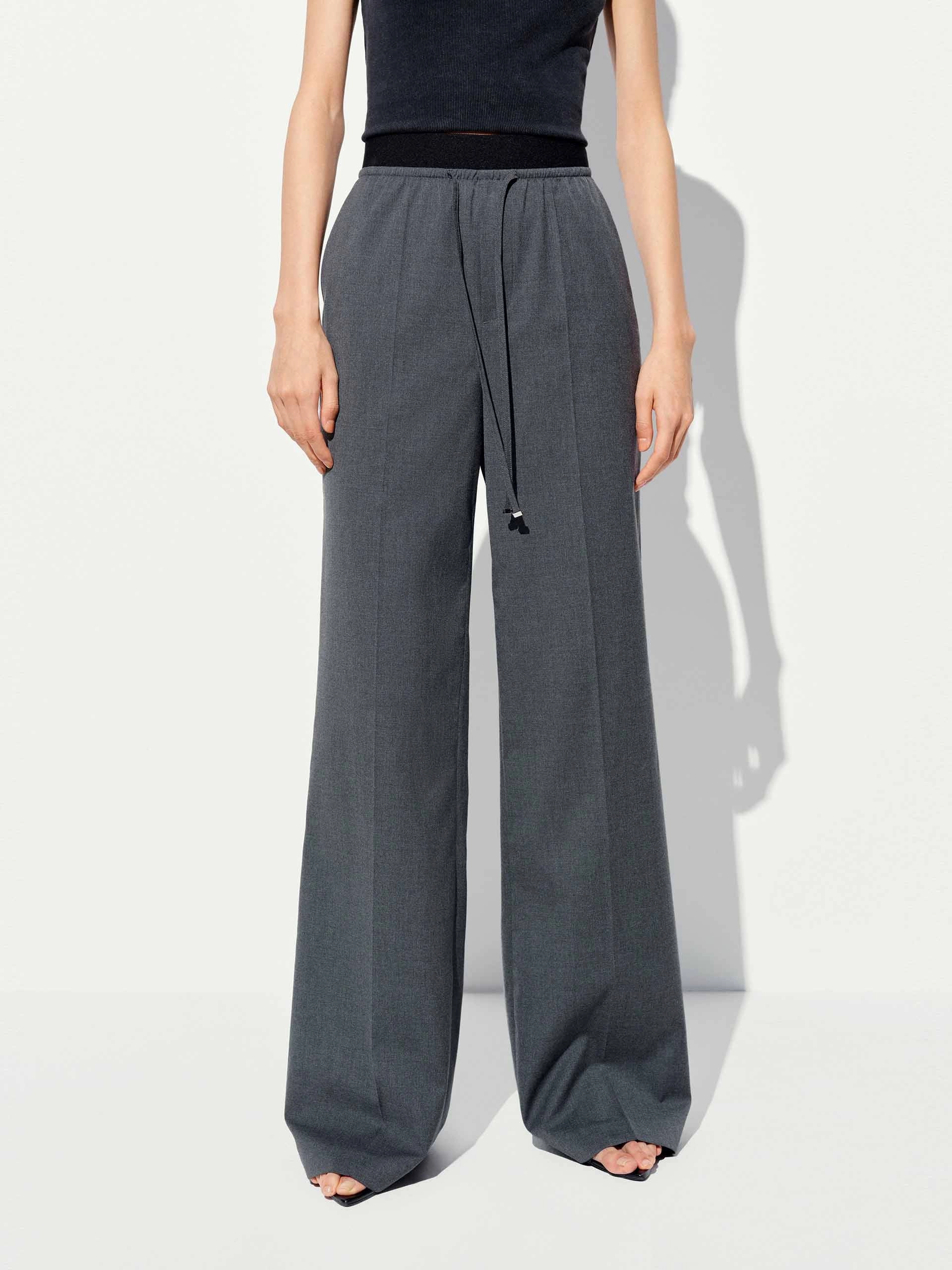 Drawstring Side Pockets Trousers Everyday Comfort