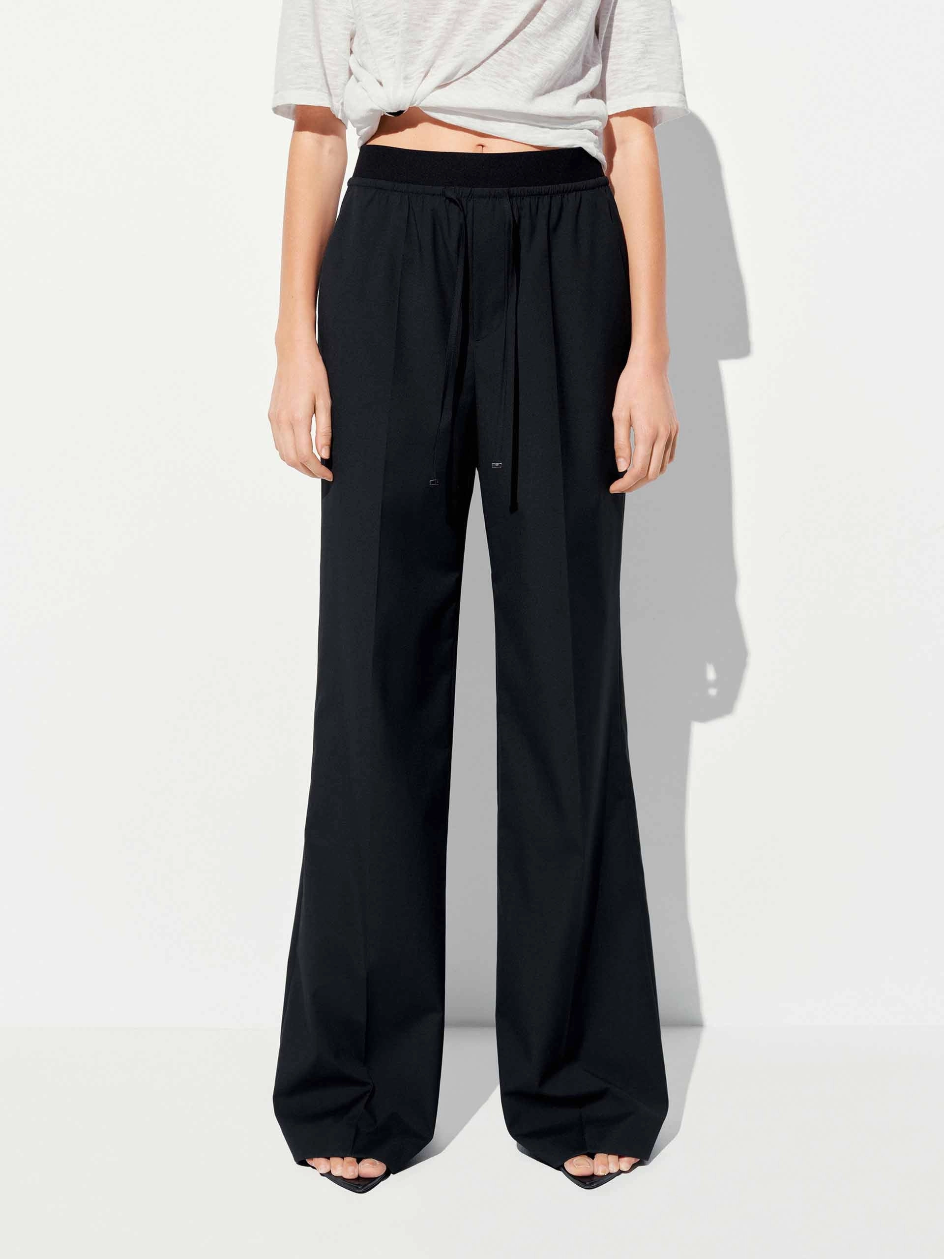 Drawstring Side Pockets Trousers Urban Wear