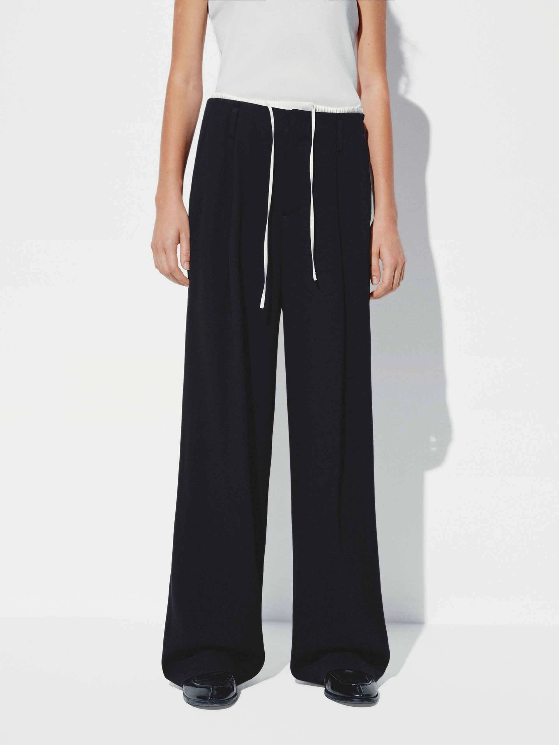 Drawstring Straight Trousers NonChafingLegs