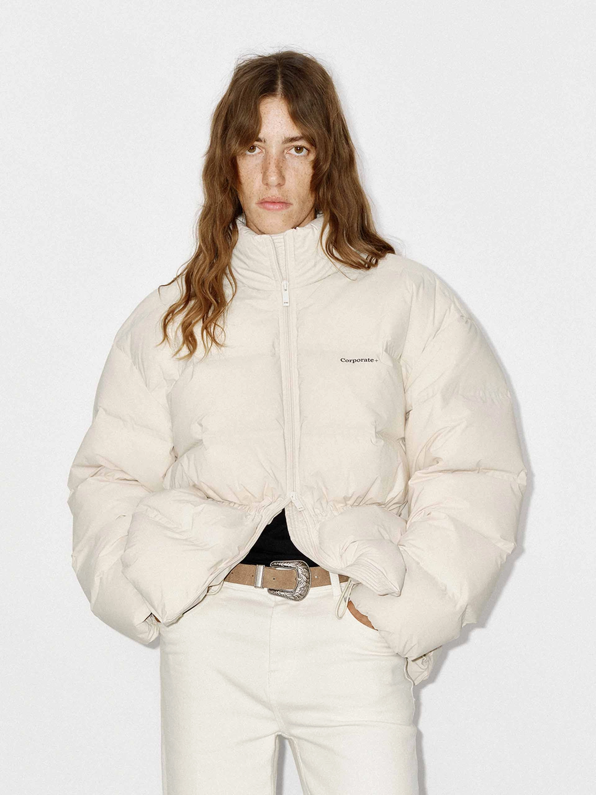 Odor Control Fibers Drawstring Waist Down Jacket