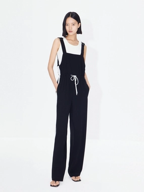 Drawstring Waist Jumpsuits Flex Movement