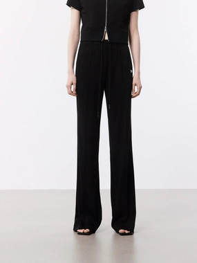 Ultimate Comfort Stain Repellent Coating Drawstring Waist Logo Pants