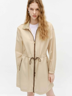 Drawstring Waist Mini Dress Vibe Choice