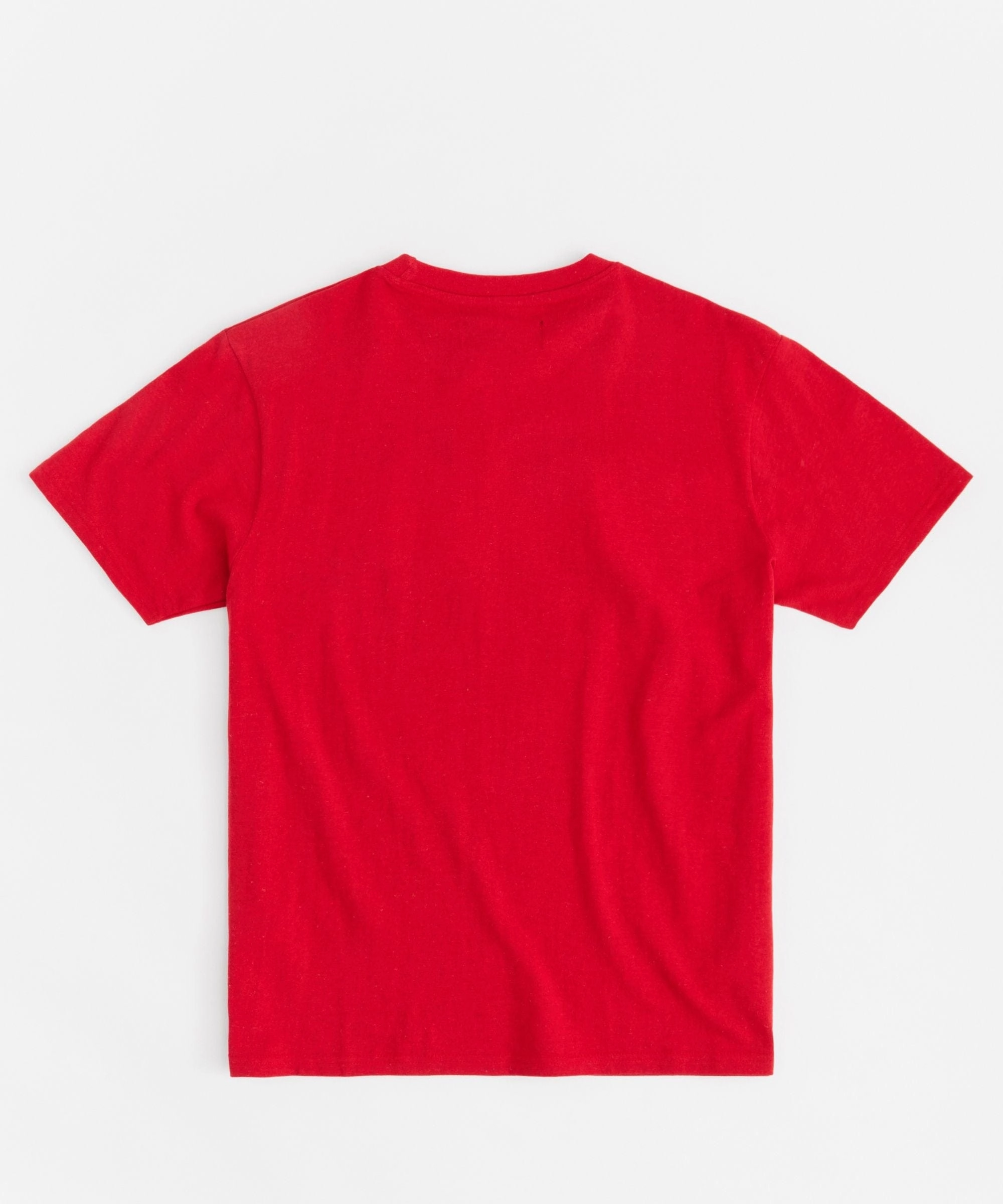 Dripfather Applique Short Sleeve Tee - Red ZeroWaste Construction