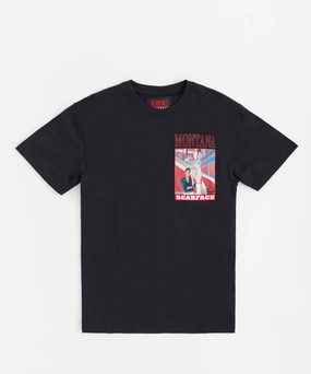 Versatile Shirt Scarface Montana Short Sleeve Tee - Black