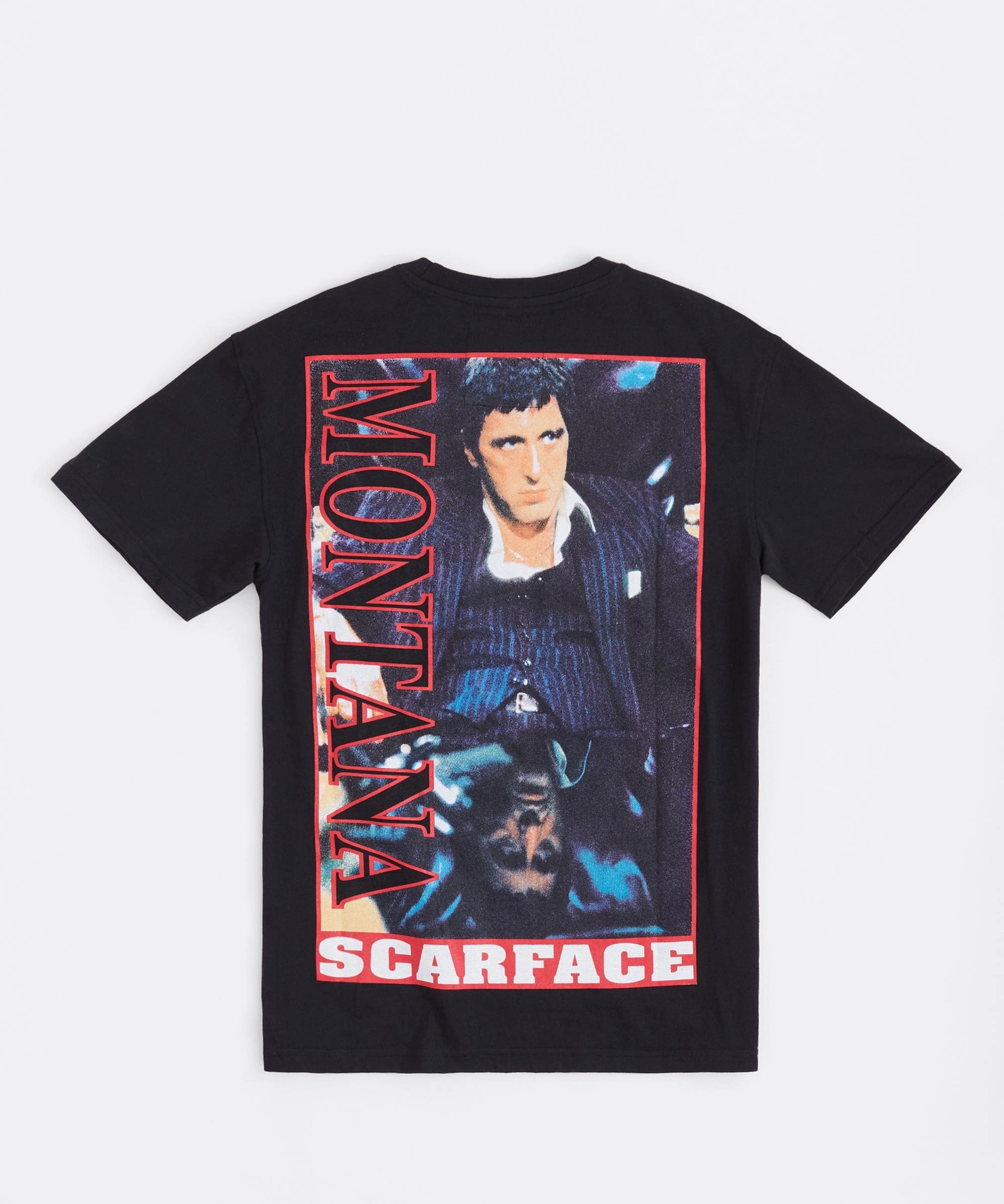 Scarface Montana Short Sleeve Tee - Black ButterSoft Handfeel SustainableBlend