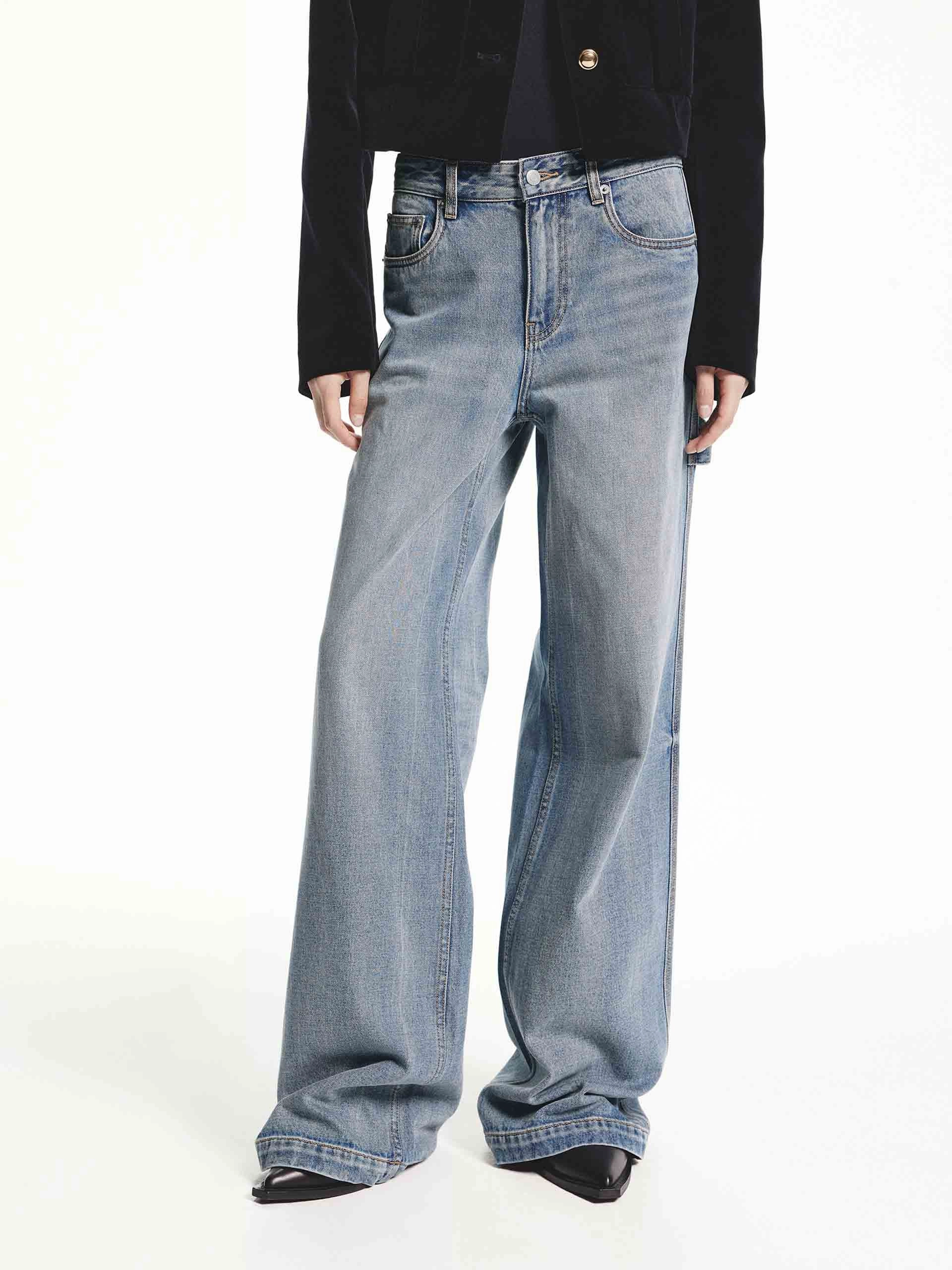 Everyday Confidence Drawstring Detail Straight Jeans