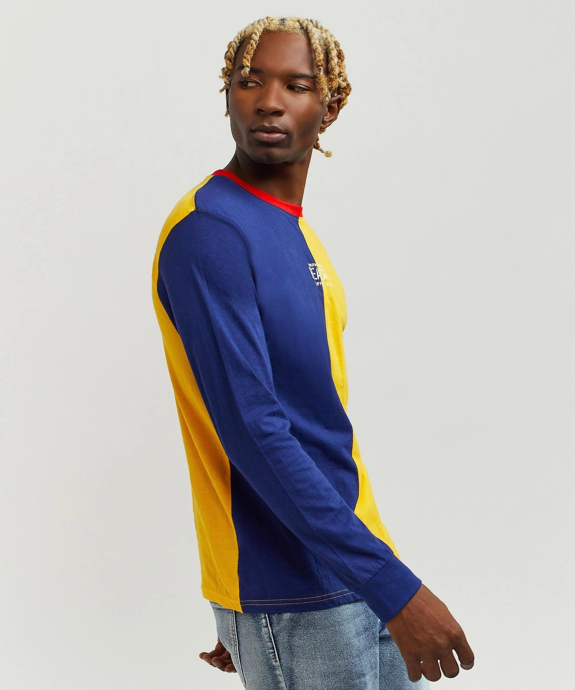 Levi Color Block Long Sleeve Tee AntiPill Finish