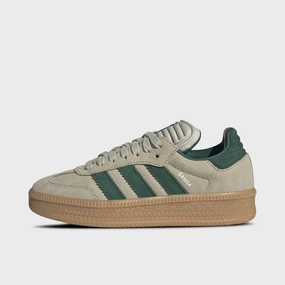 adidas Juniors' Samba XLG Tan / Green Sneaker Design
