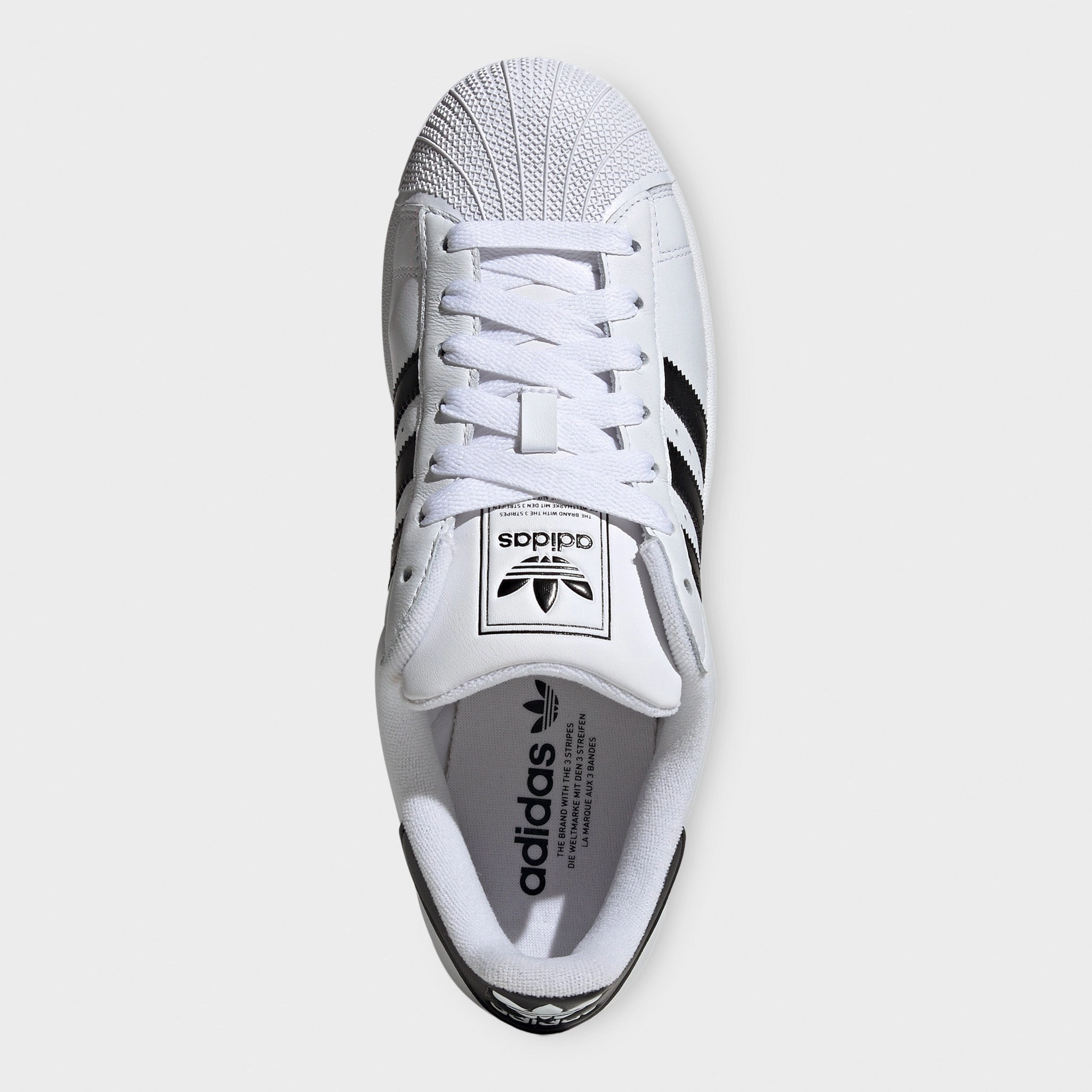 Cushioned durability adidas Superstar II White / Black