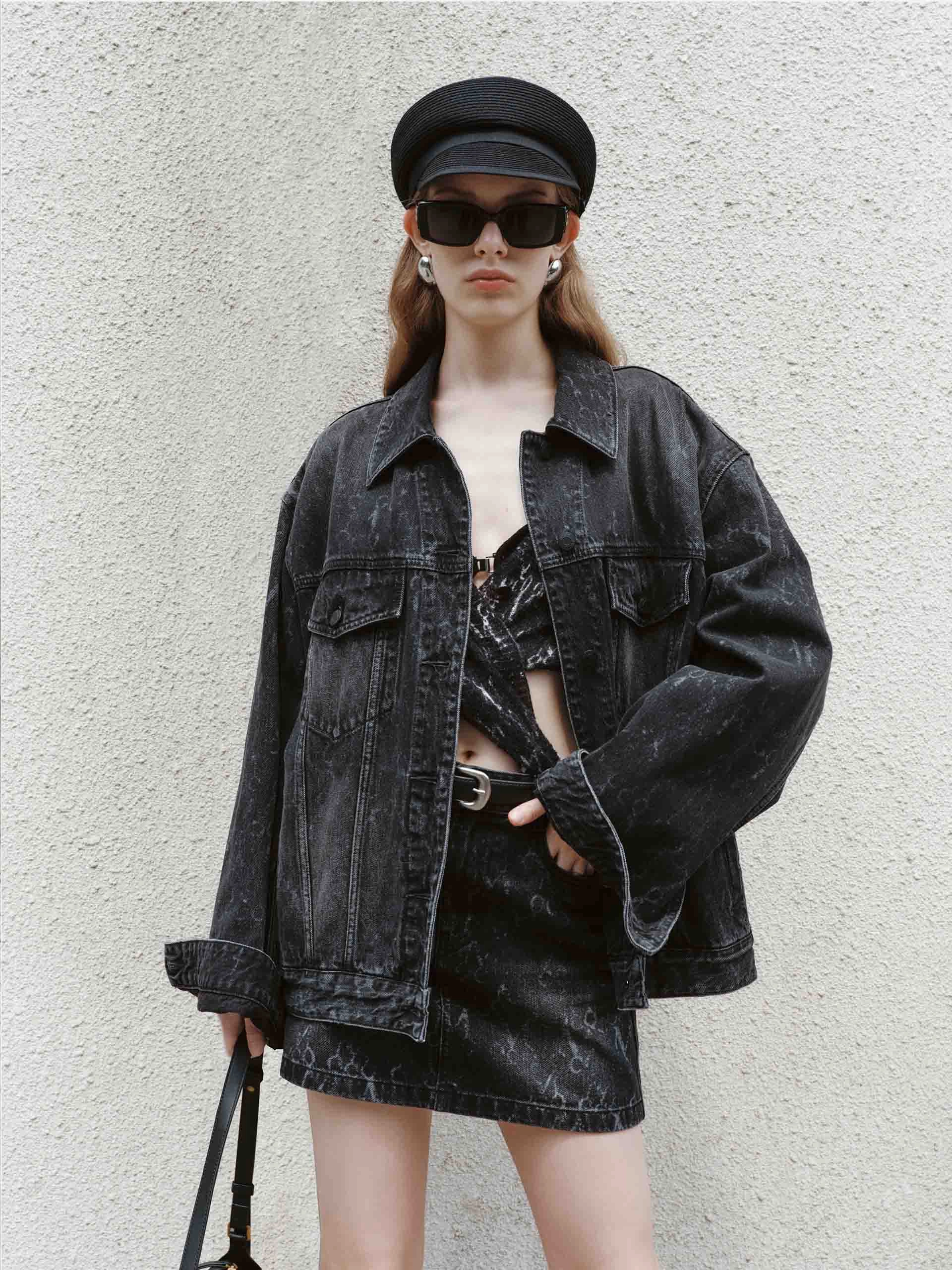 Warmth Retention Technology Monogram Denim Jacket