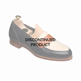 Walking Vibe Neat Lines Clare Navy, Ivory & Tan Burnished Calf