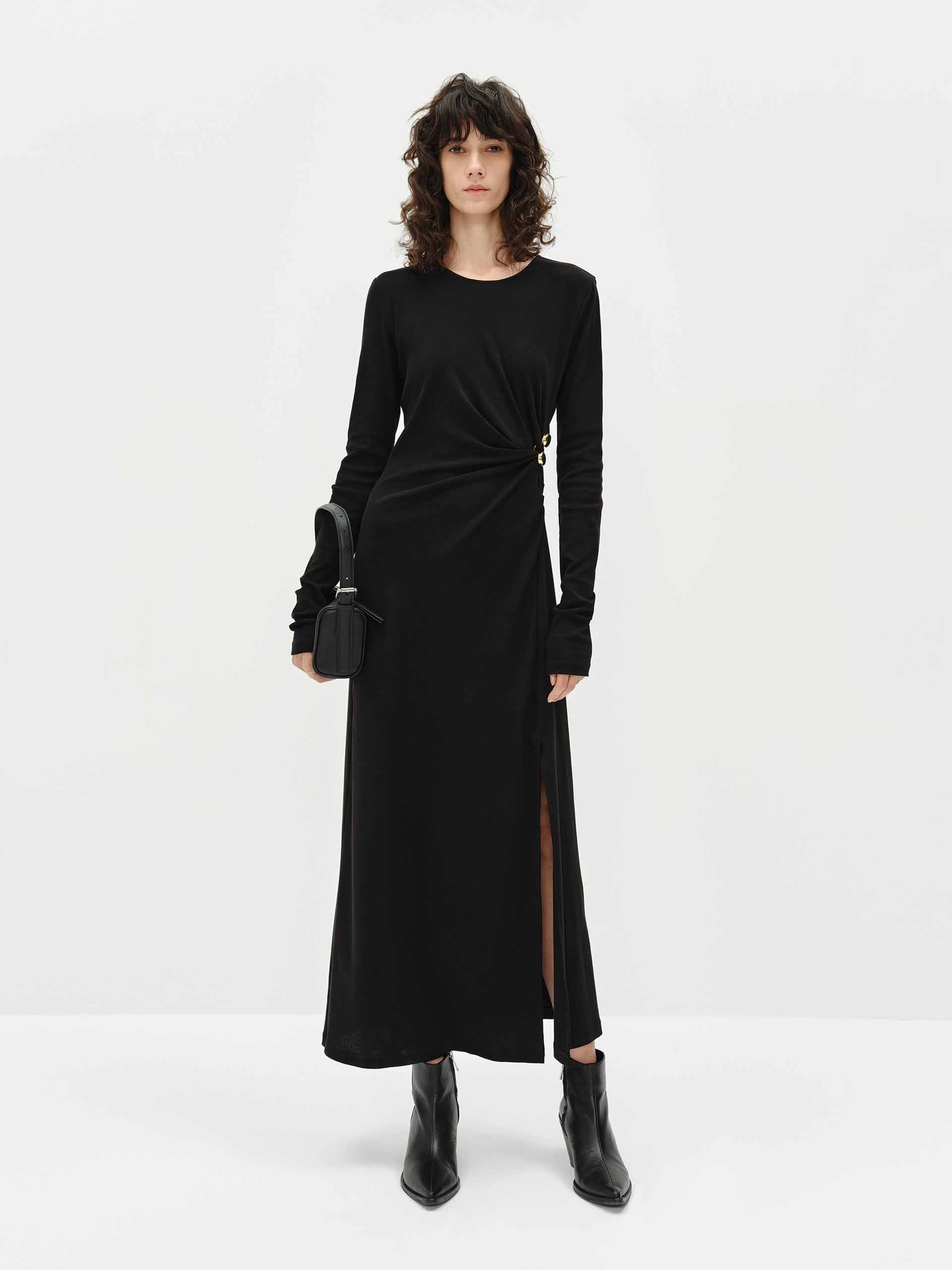 Comfortable travel dress Longline Cotton Dress