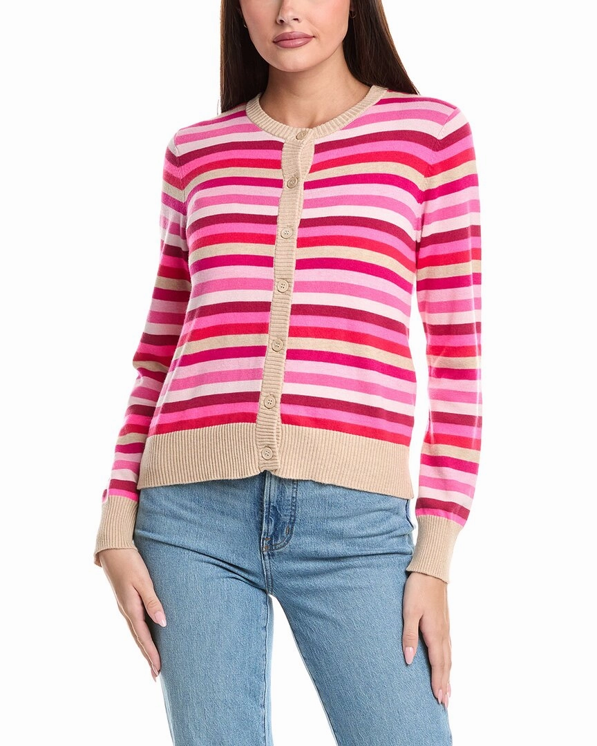 Thermal Insulation Design Essential Warmth WISPR Winter Rainbow Silk-Blend Cardigan