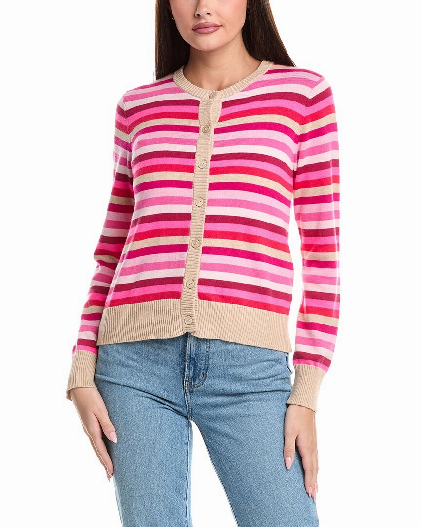 WISPR Winter Rainbow Silk-Blend Cardigan Trendy Layer Hypoallergenic Lining