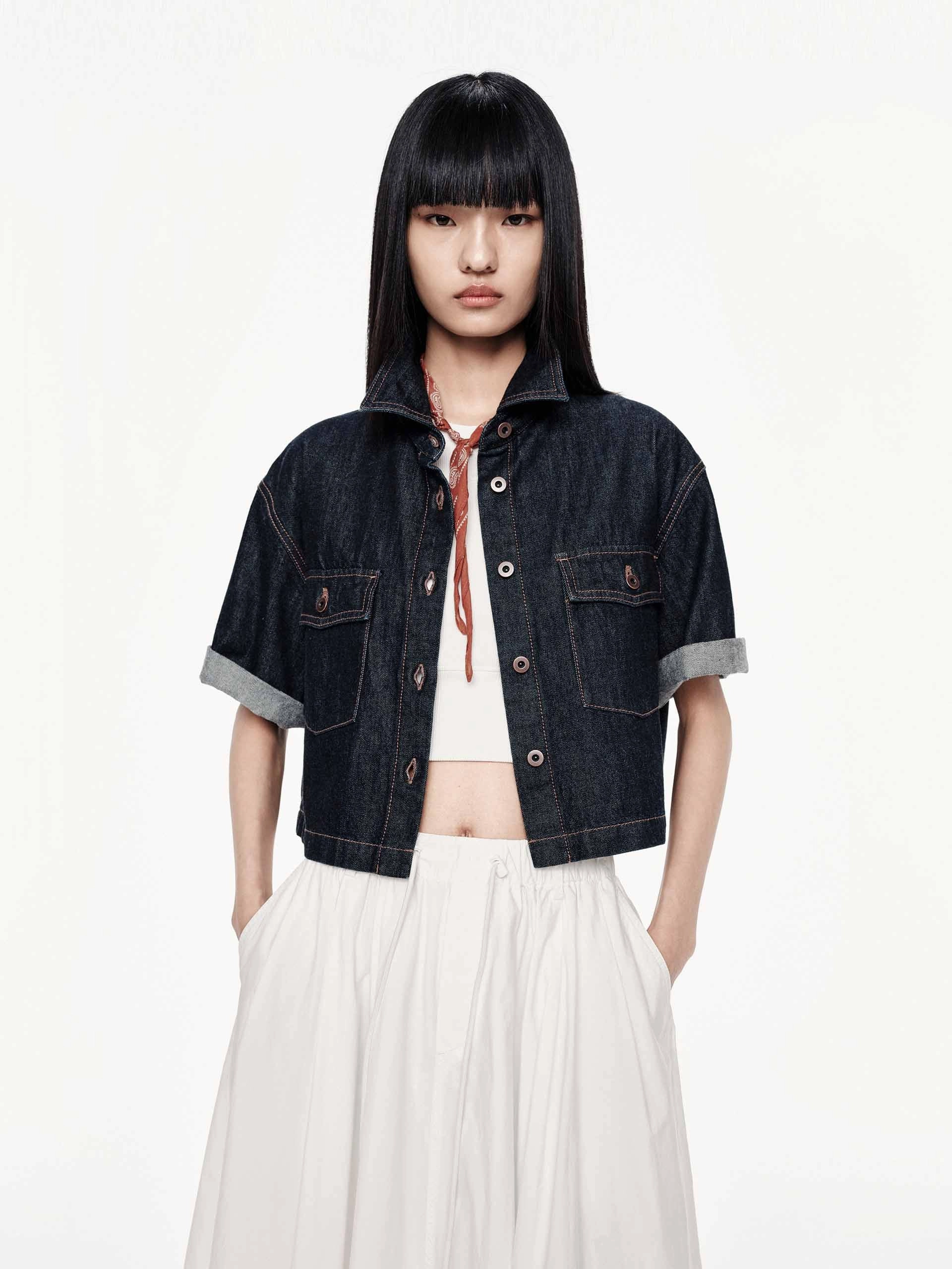 Four Way Stretch windproof Cropped Fit Cotton Jacket