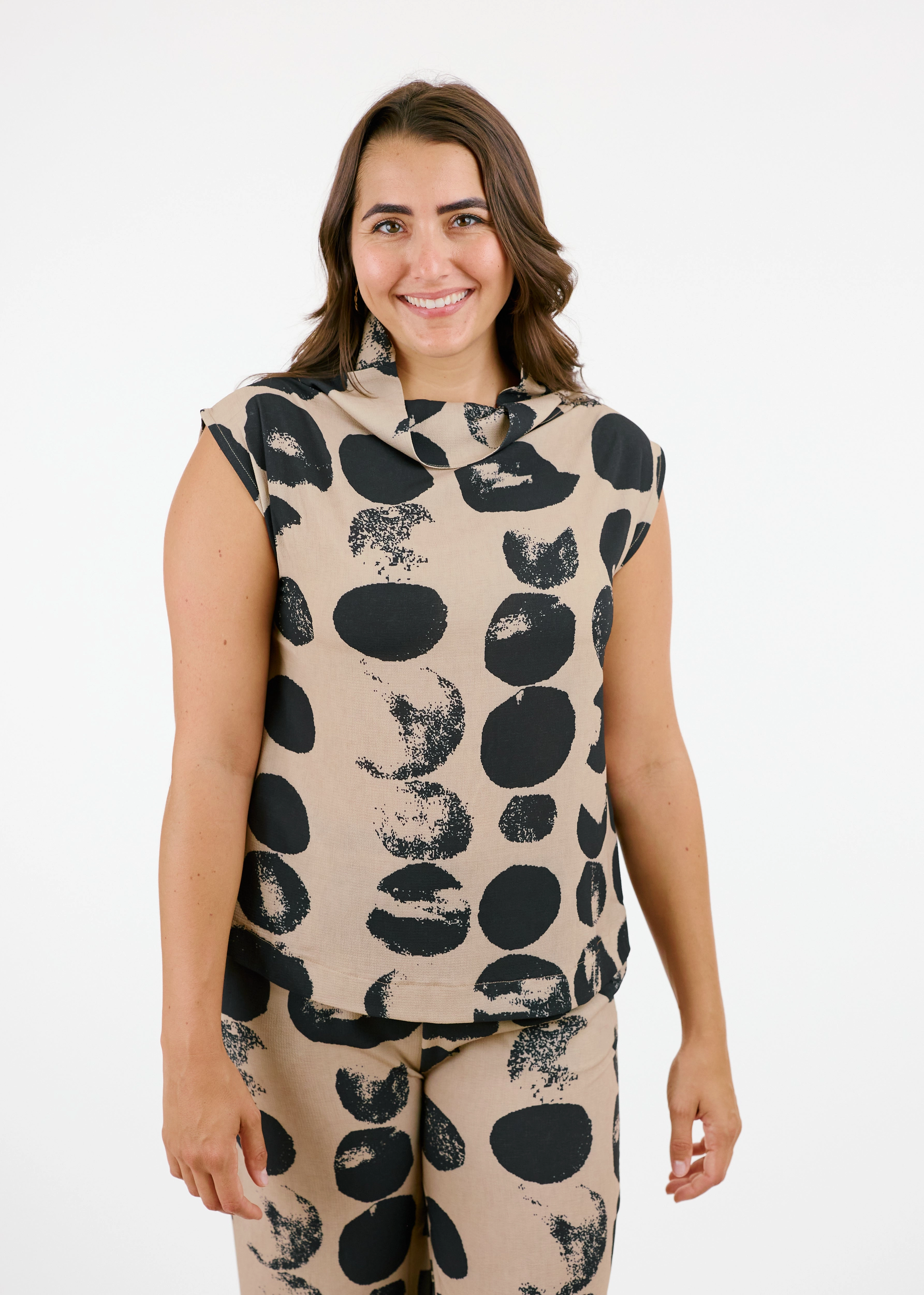 Minimalist Design Recycled Fiber Blend Katniss Top