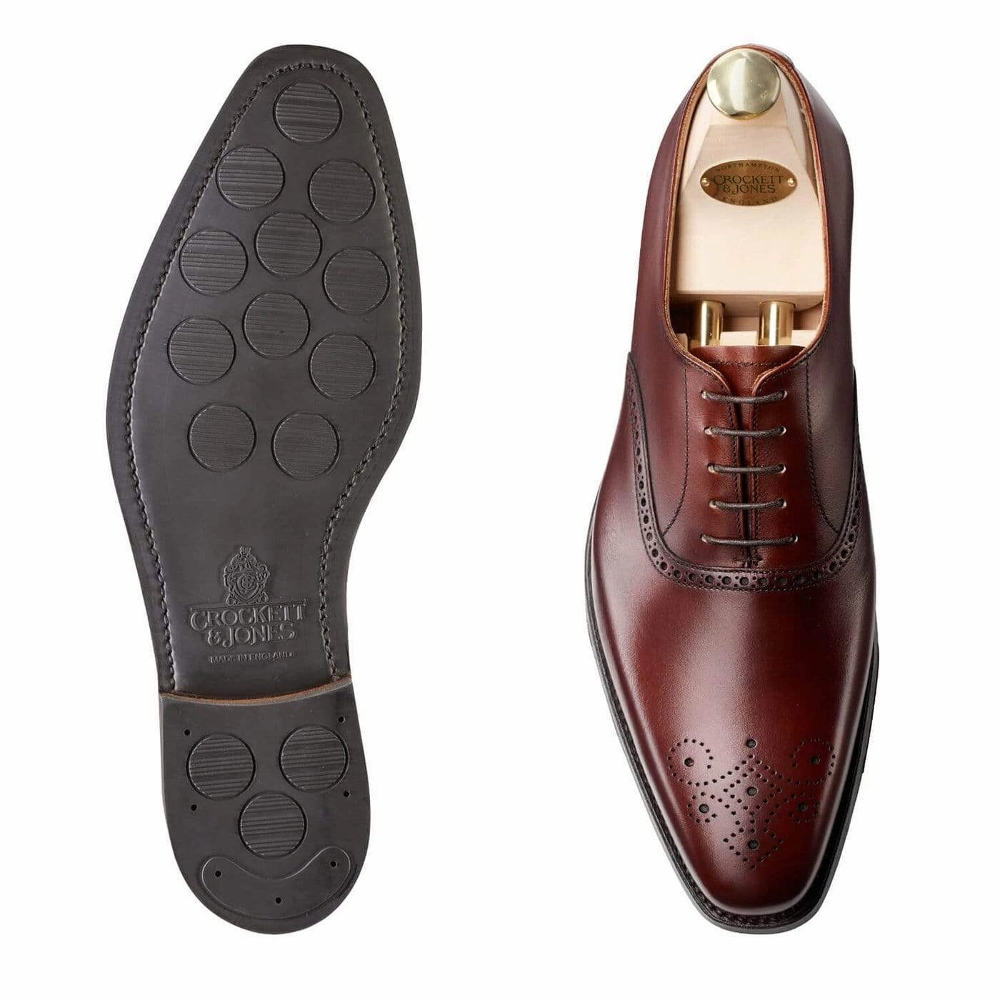 Glossy Layer City Dweller Chic Fit Shoes Edgware Chestnut Burnished Calf