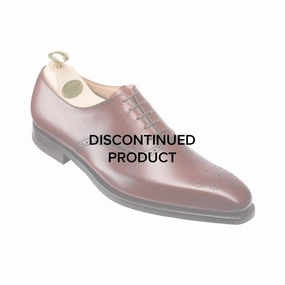 Edgware Chestnut Burnished Calf Leather Wear Fit