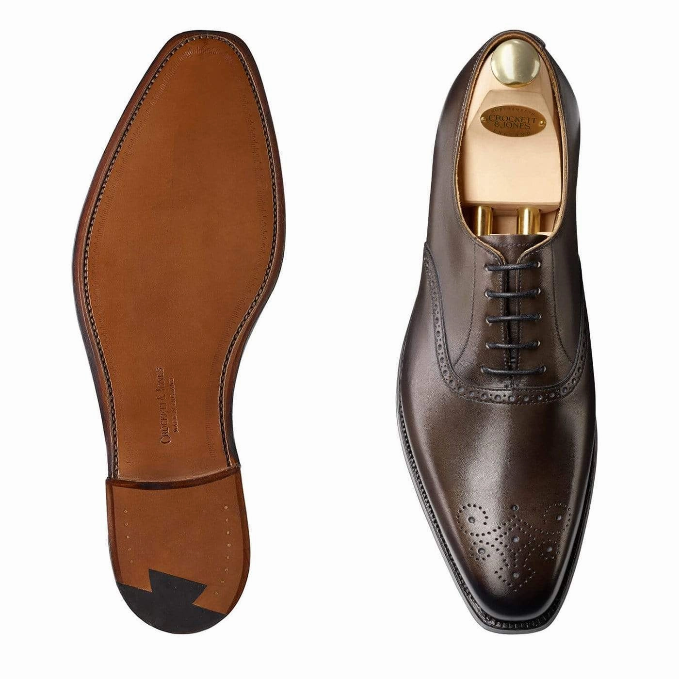 Structured Upper Comfort Seeker Edgware Grey Burnished Calf