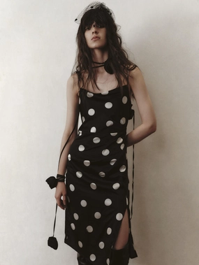 Silk Blend Pleated Cami Dress Summer Soft