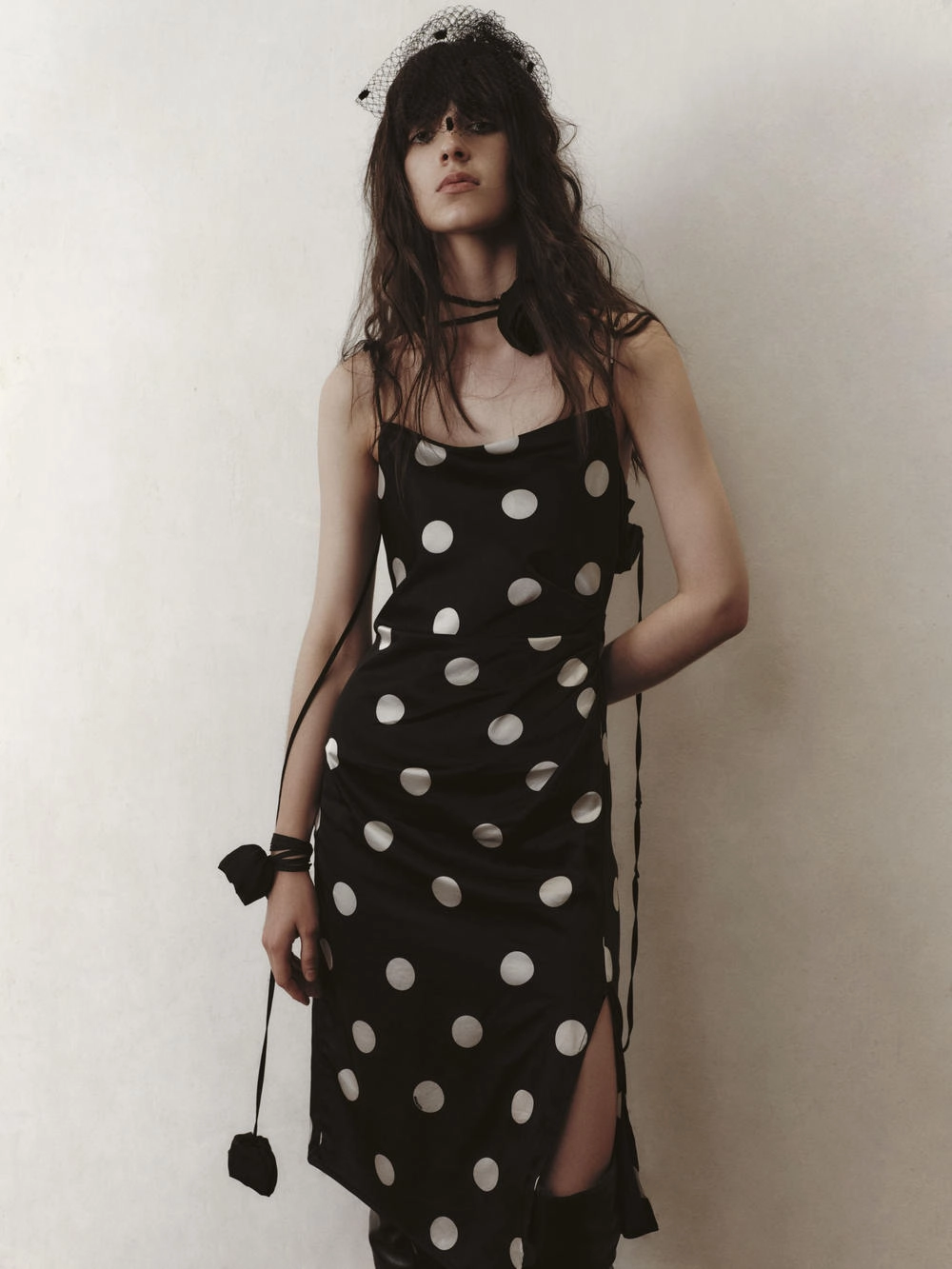 Seasonal Must-Have Silk Blend Pleated Cami Dress