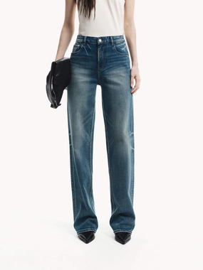 Baggy Fit Straight Jeans Lightwear Option