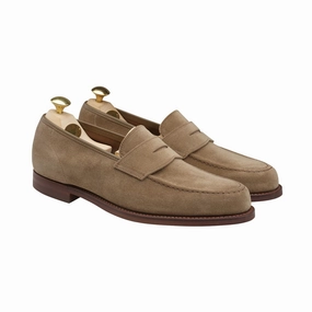 Harvard 2 Khaki Suede Coffee Spot Lane