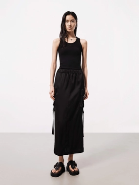 everyday staple Glam Feel Cargo Style Fitted Dress