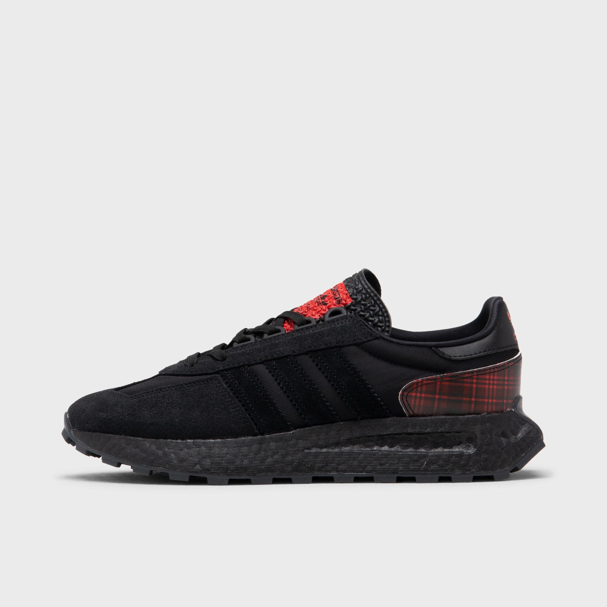 adidas Originals Retropy E5 Core Black / Vivid Red - Core Black Water Resistant Construction Travel Ready