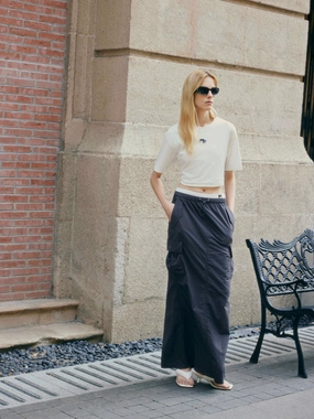 Ultimate Comfort Elastic Waist Maxi Skirt