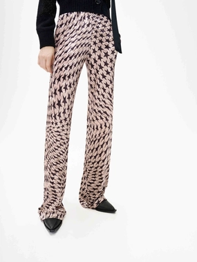 Comfort Stretch Elastic Waist Straight Pants