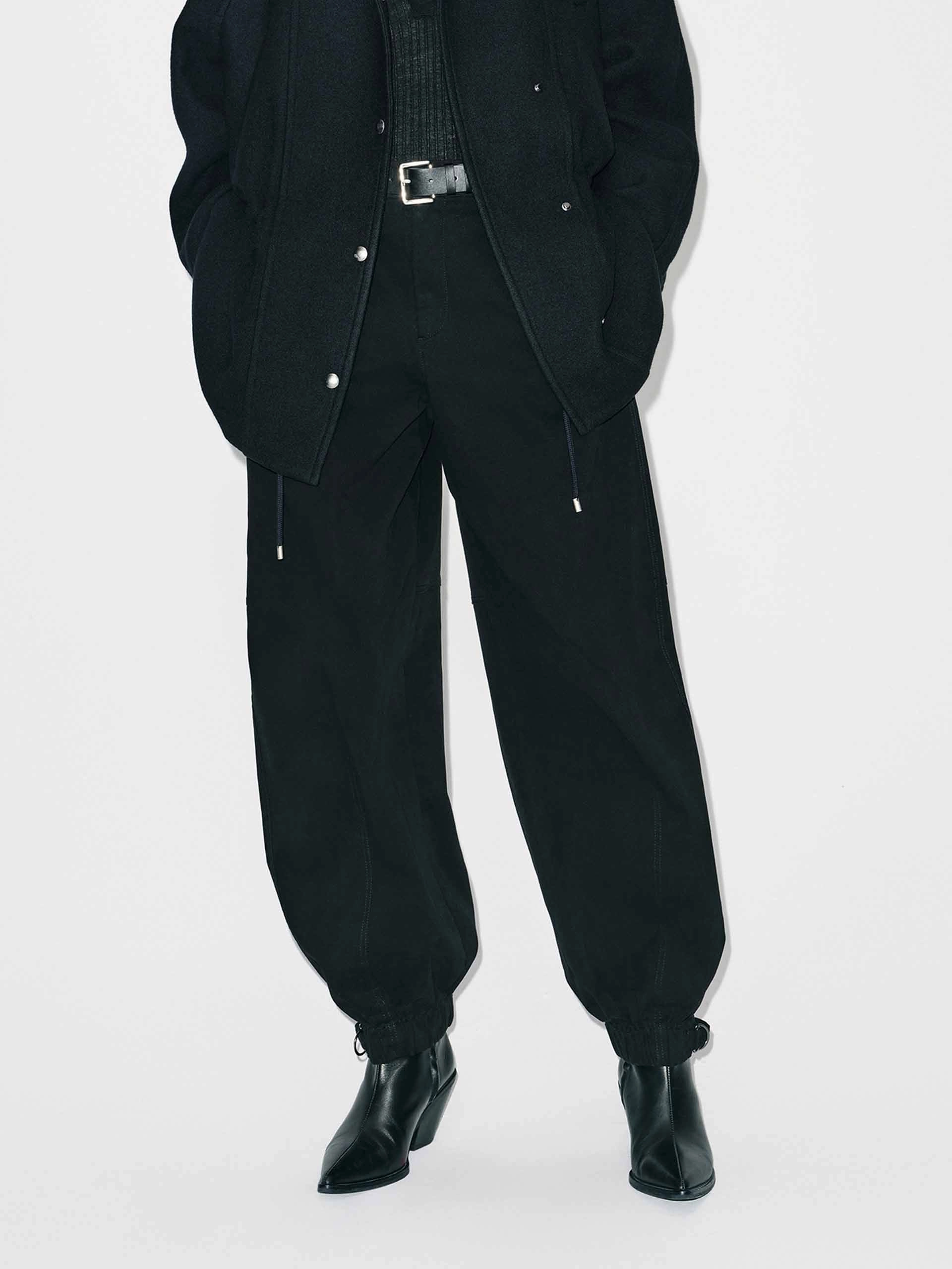 Trendy Look Elasticated Hem Cotton Pants