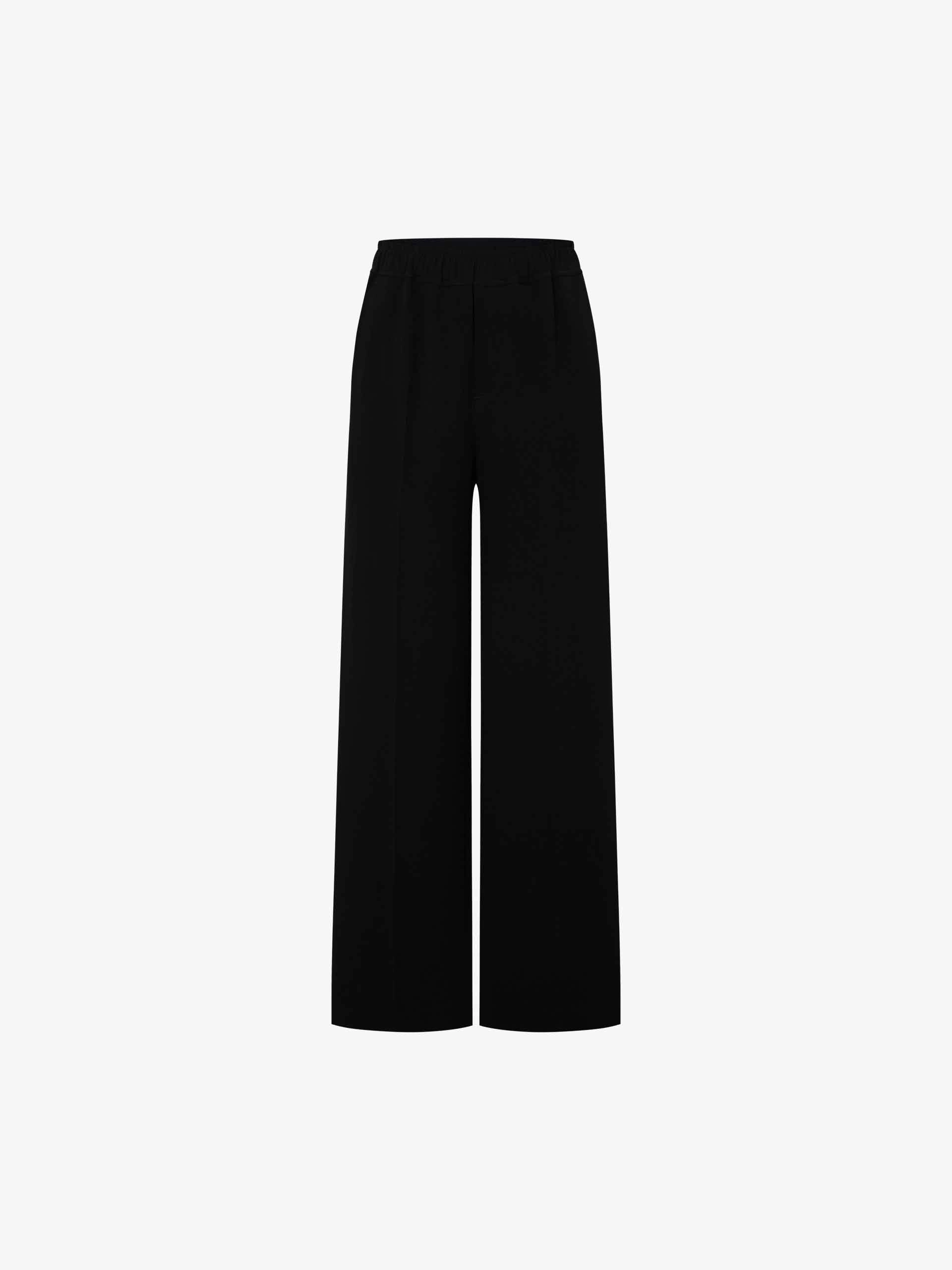 Elasticated Waist Relaxed Pants Durable Fit