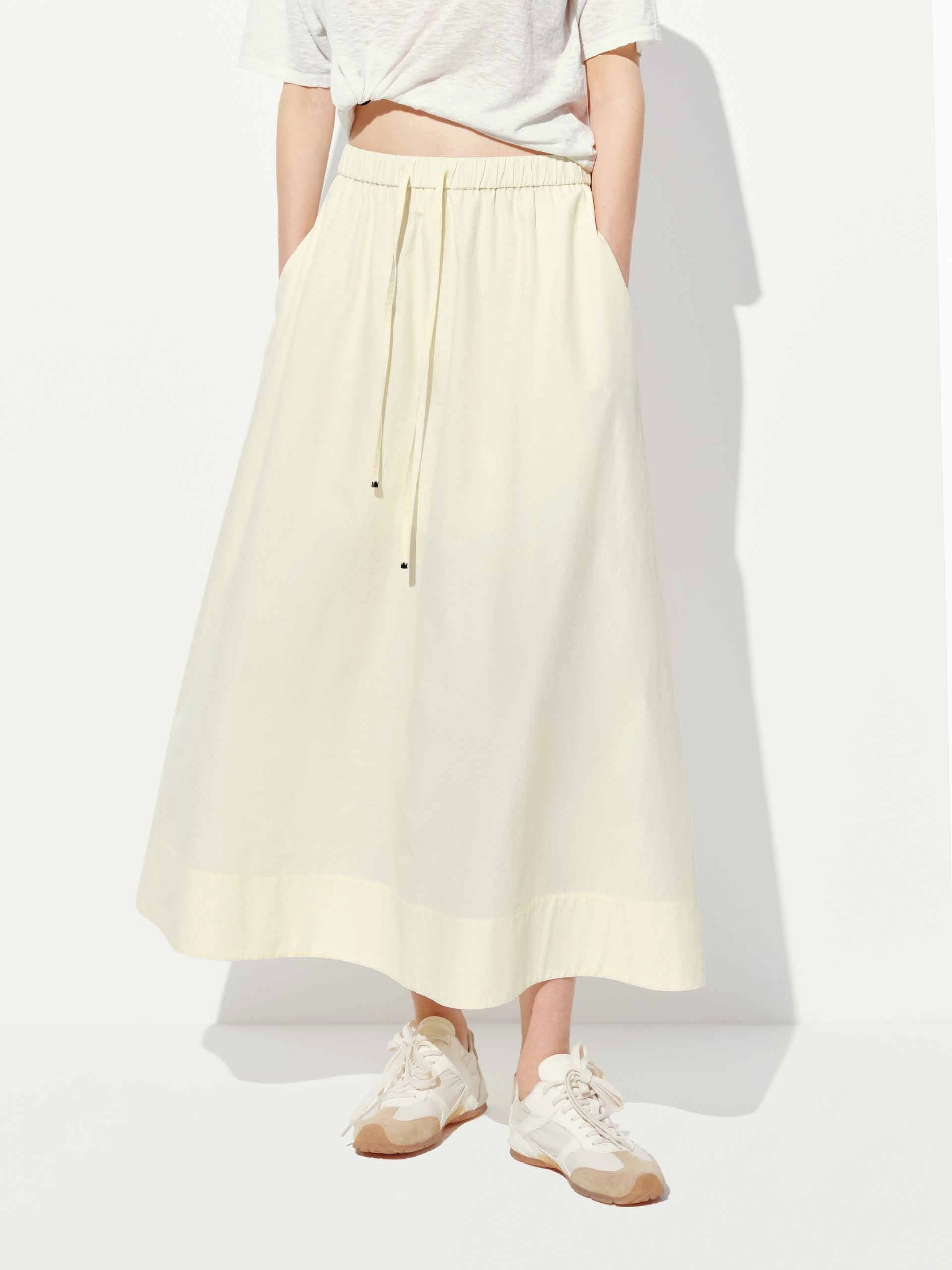 Elasticated Waistband Midi Skirt Day Ready