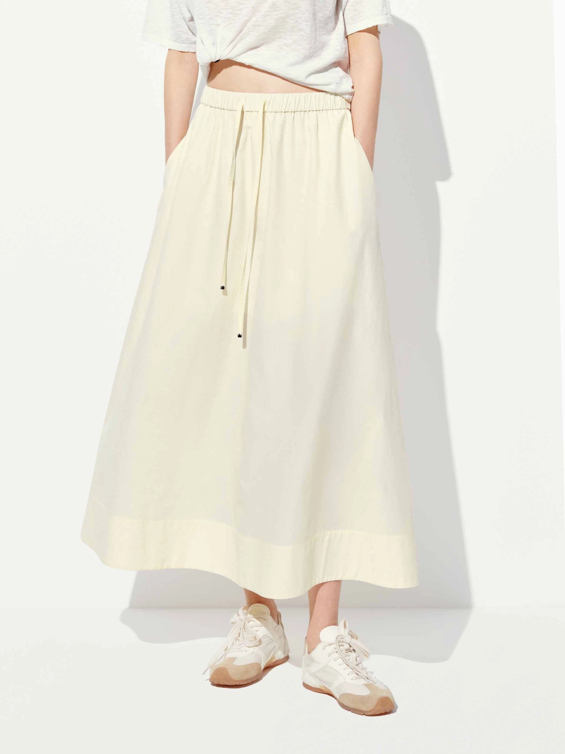Elasticated Waistband Midi Skirt Tear Resistant