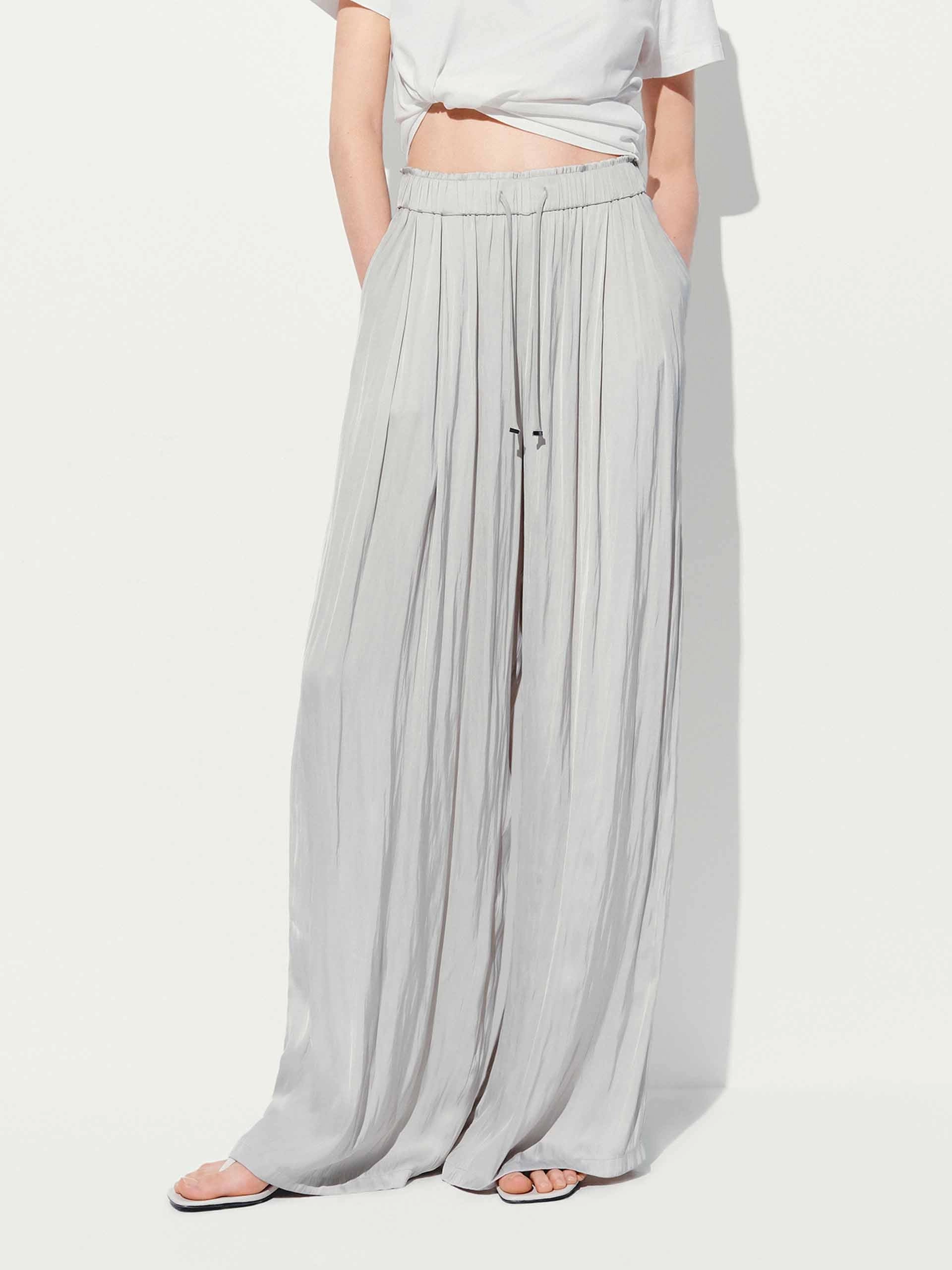 Agile Fit Sporty Comfort Wear Pleated Drawstring Waist Trousers