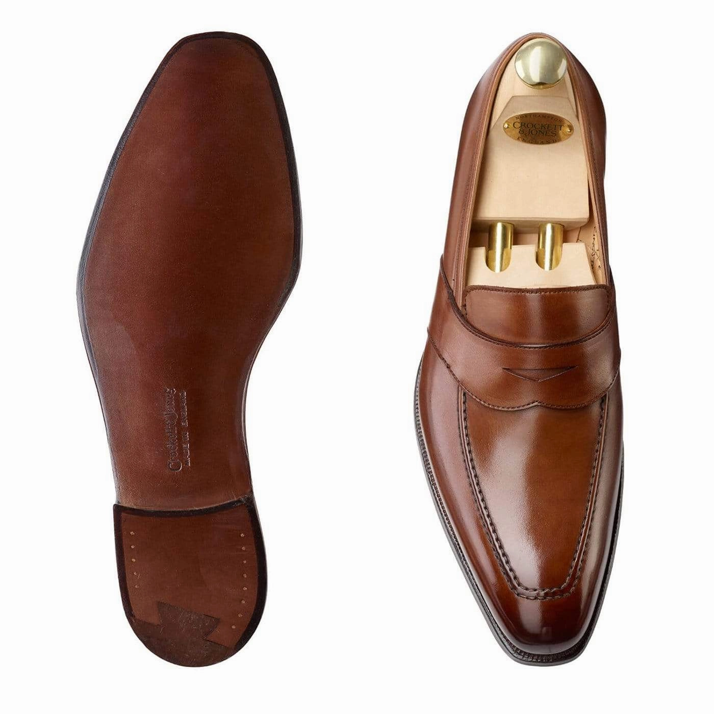 Relaxed Fit Shoes Elastic Goring Kingston Tan Antique Calf