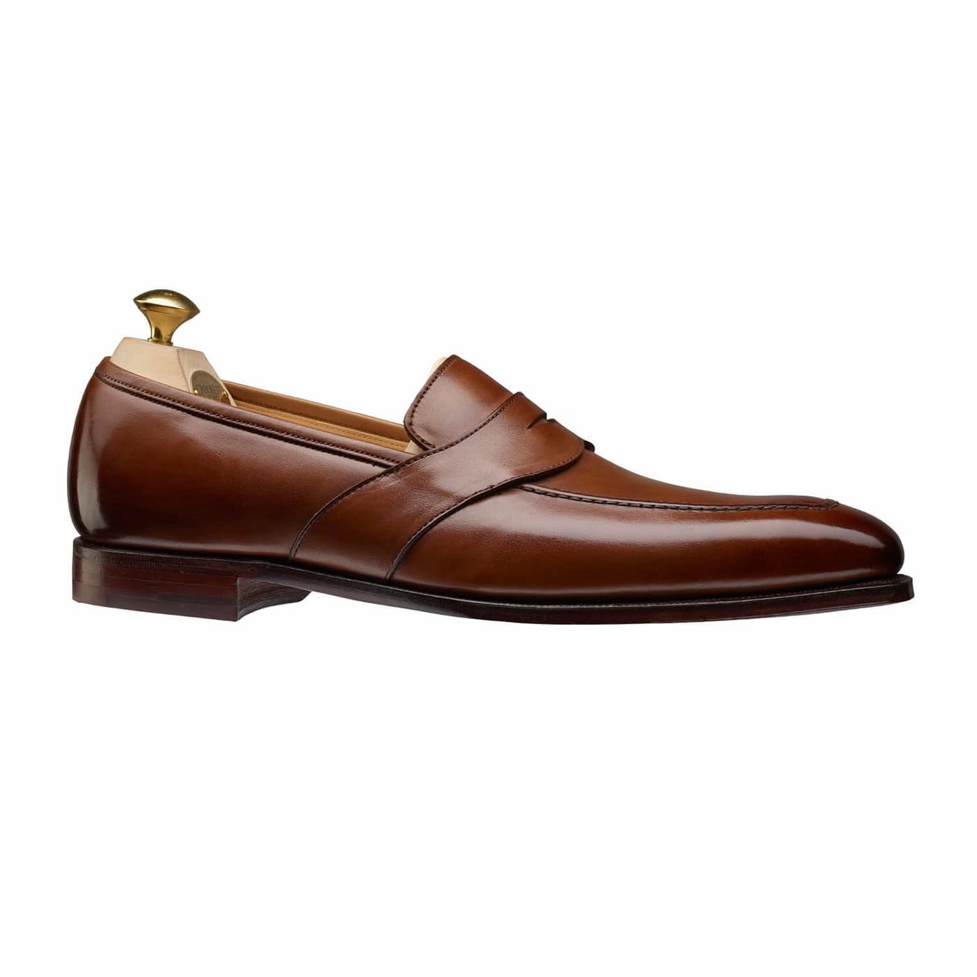 Kingston Tan Antique Calf Soft Leather Design Toe Strong