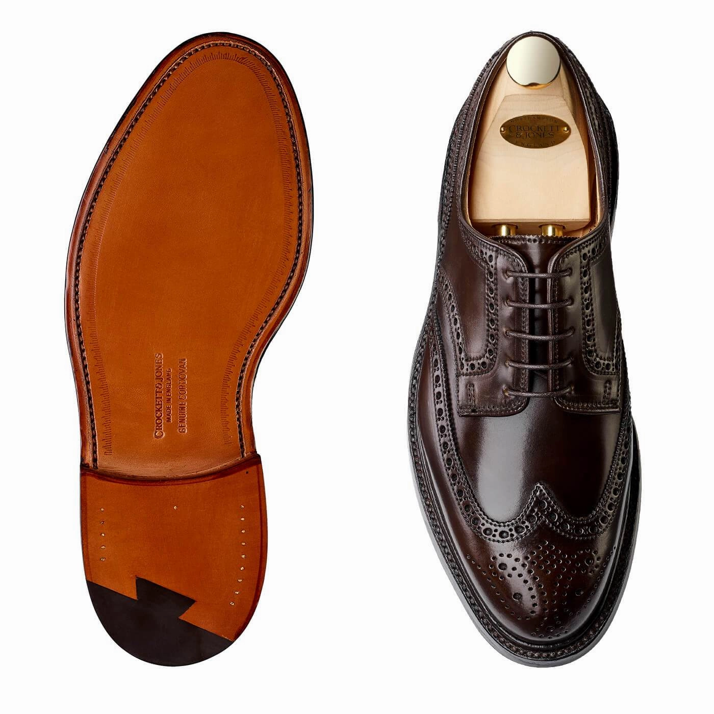 Pembroke Dark Brown Cordovan Elegant Formal Profile Chic Walk