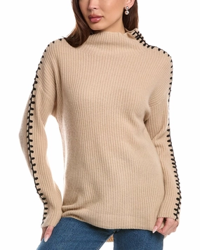 Elie Tahari Funnel Neck Cashmere Sweater winter warmth Winter Fashion Must-Have