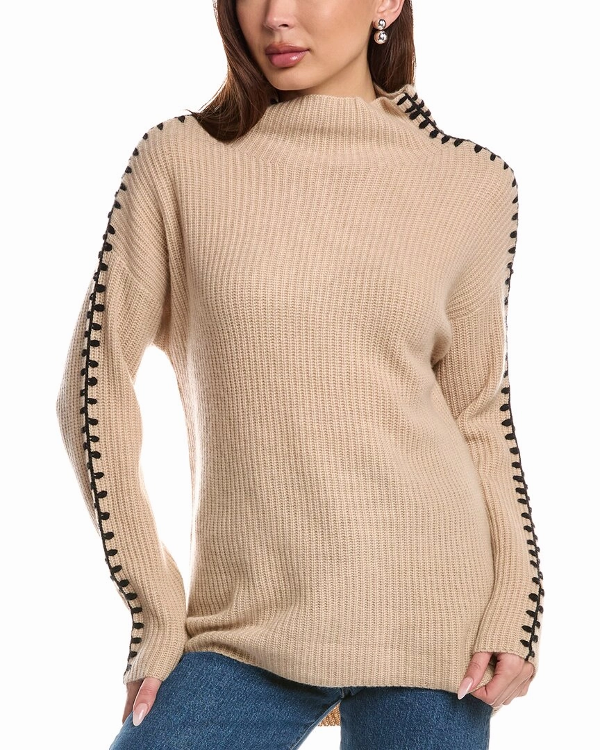 Elie Tahari Funnel Neck Cashmere Sweater winter warmth Winter Fashion Must-Have