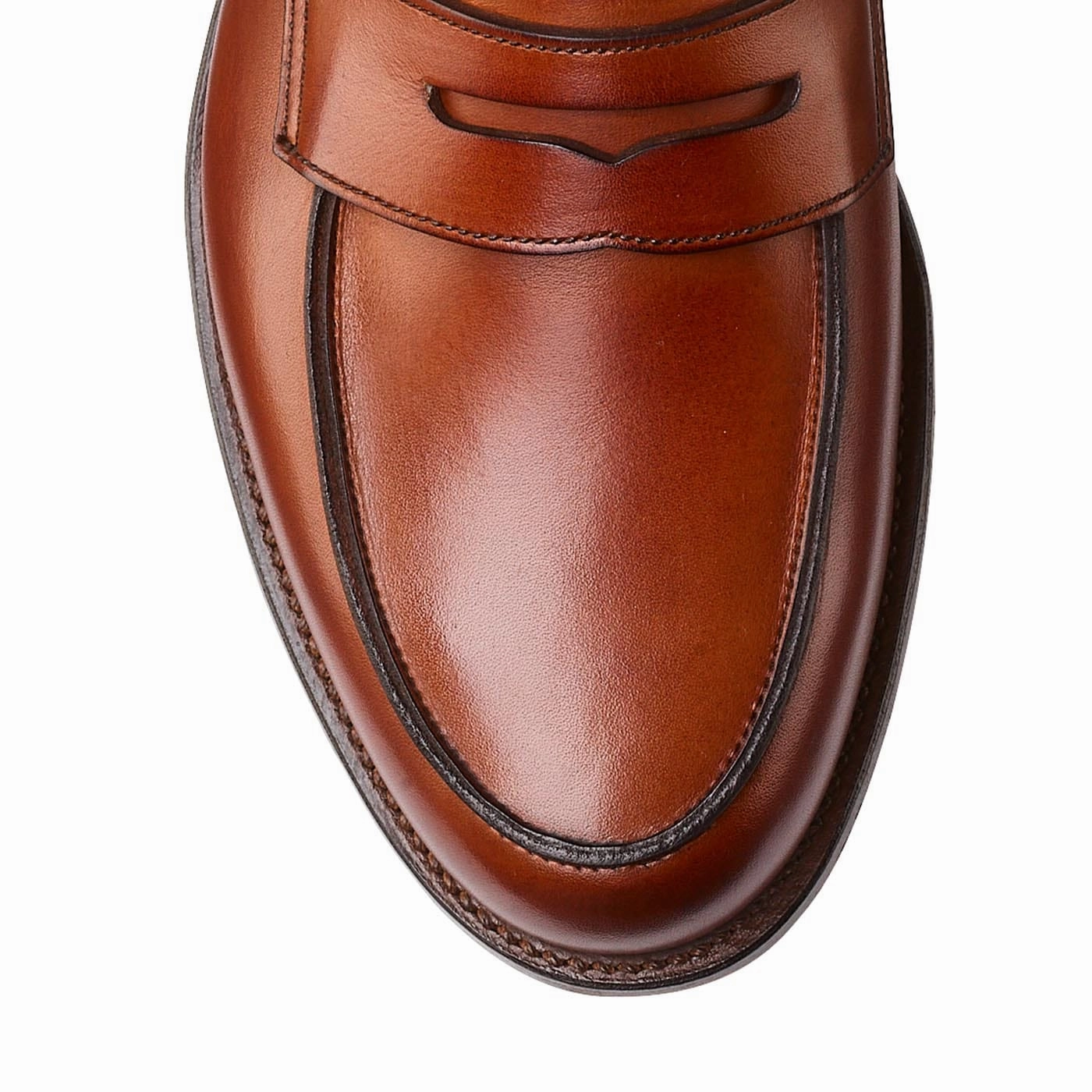 Elise Chestnut Burnished Calf Classic Edge Wear Daily