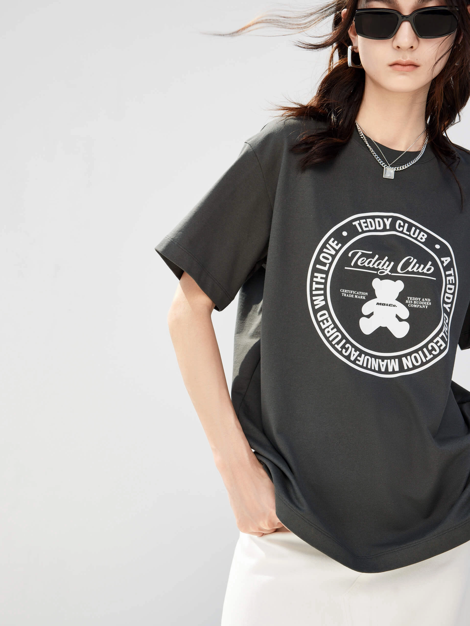 Summer Wardrobe Daily Casual Cartoon Print Cotton T-shirt